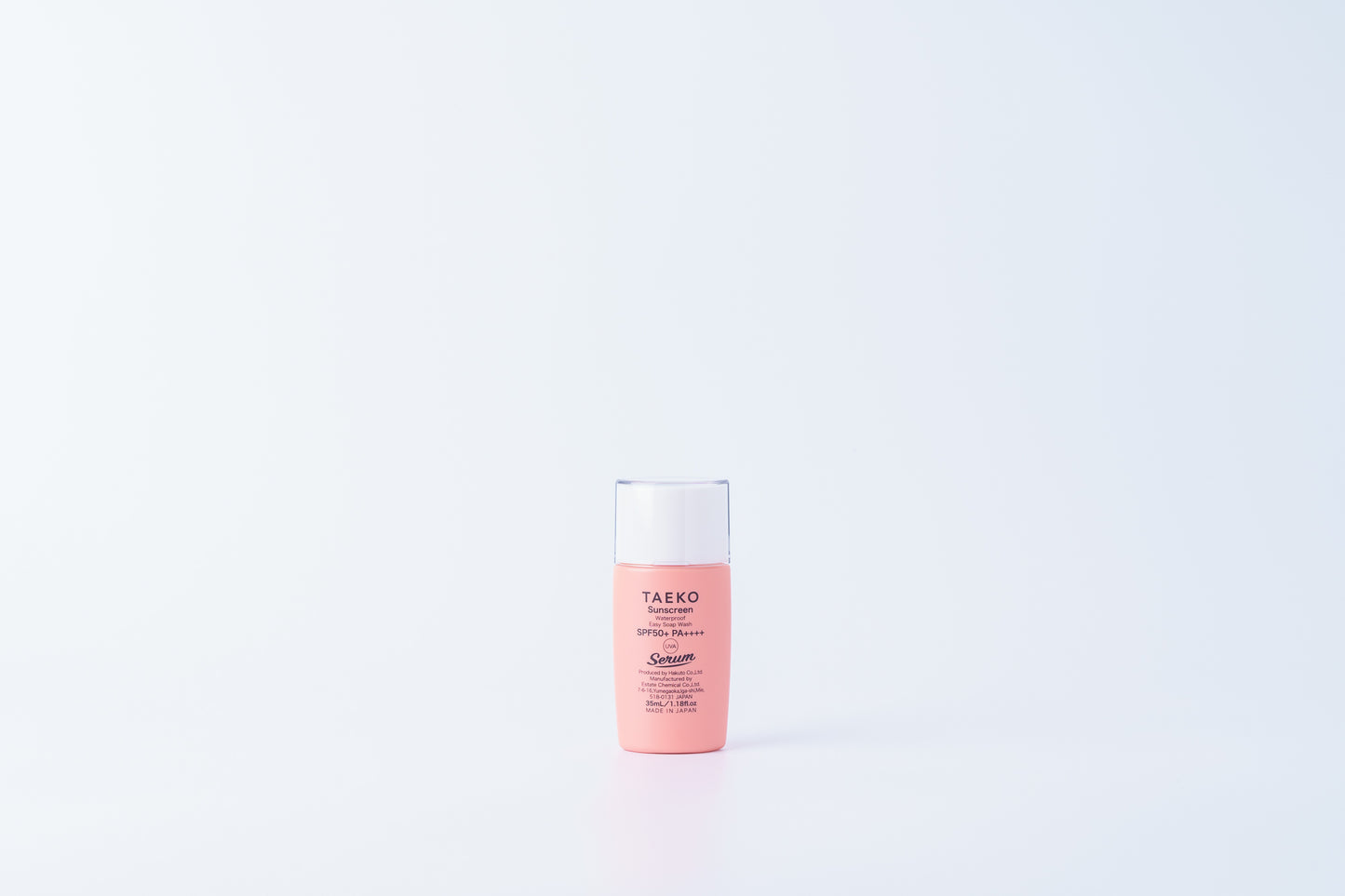 TAEKO タエコ サンスクリーン 日焼け止め 美容液 石けんで落とせる 無添加 日本製 SPF50+ PA++++