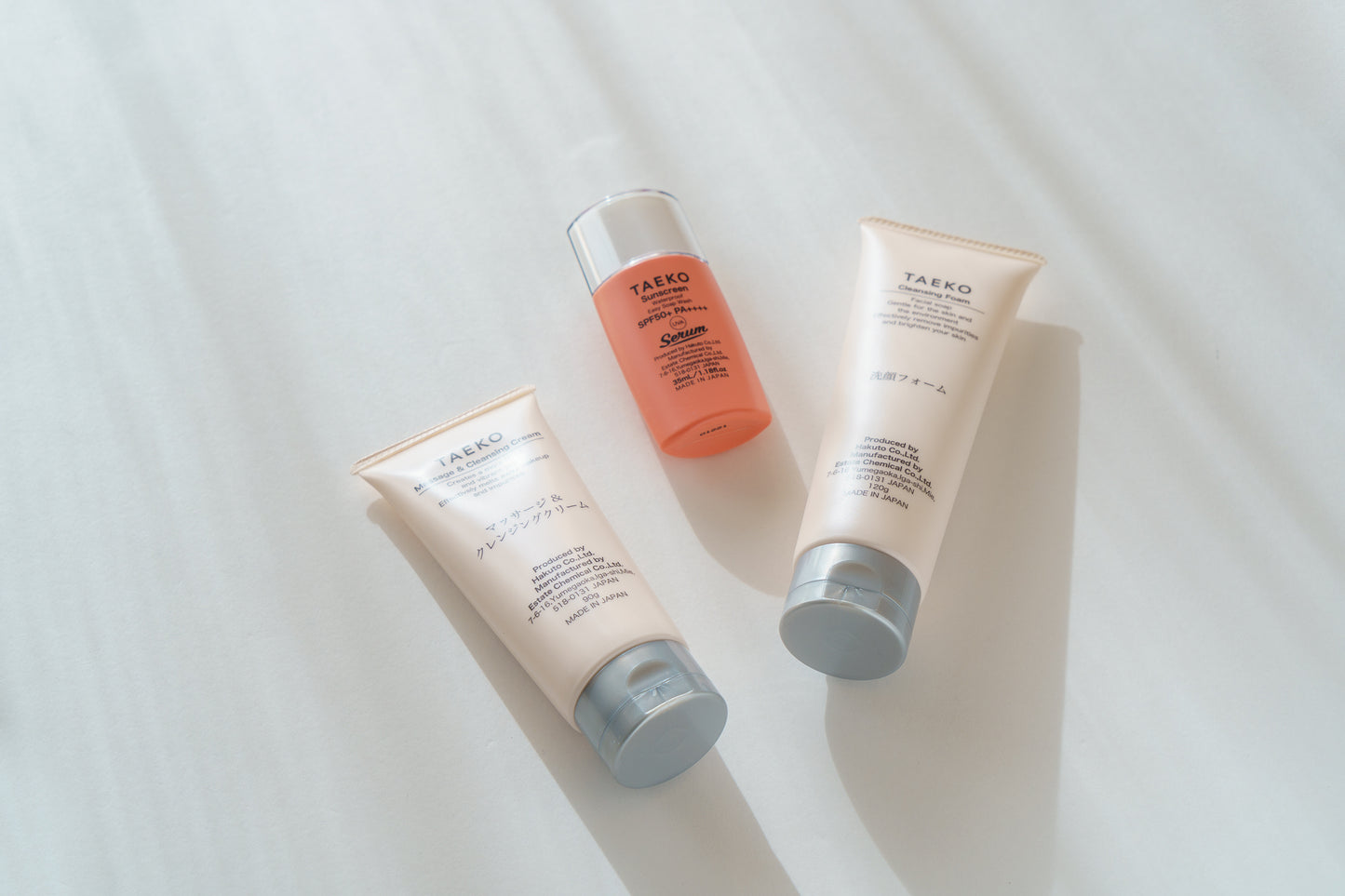 TAEKO タエコ サンスクリーン 日焼け止め 美容液 石けんで落とせる 無添加 日本製 SPF50+ PA++++
