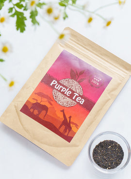 紫茶 パープルティー ケニア産 茶葉 ポリフェノール豊富な天空のお茶 カテキン アントシアニン GHG